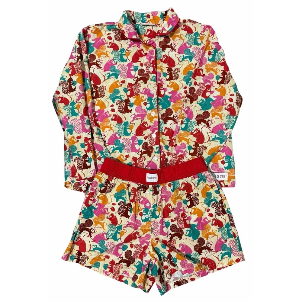 Taylor Swift Squirrel Pajama Set We Are Never Ever Getting Back Together Medium
